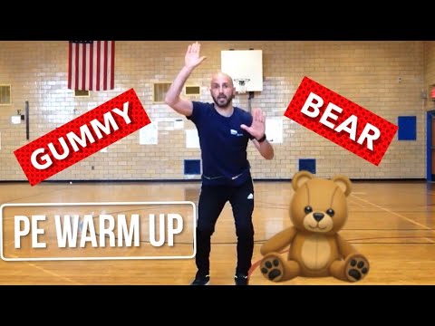 PhysEdZone: "Gummy Bear Song"  PE Dance Fitness Warm-Up | Brain Break
