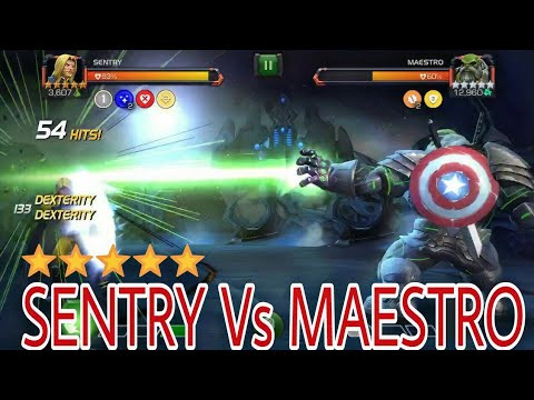 5 Star Sentry Vs Maestro | Marvel Contest of Champions