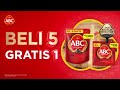 Beli 5 Gratis 1 Kecap Manis ABC
