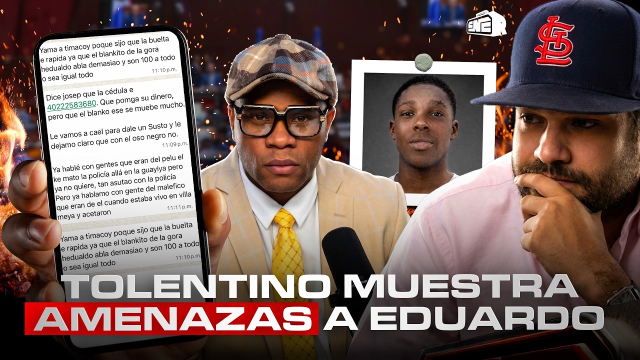 TOLENTINO MUESTRA AMENAZAS A EDUARDO SAINT-HILAIRE Y DA ULTIMÁTUM PARA QUE SE QUERELLE