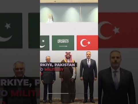 Turkiye, Pakistan agree to military deployment to Saudi Arabia | AJ #shorts