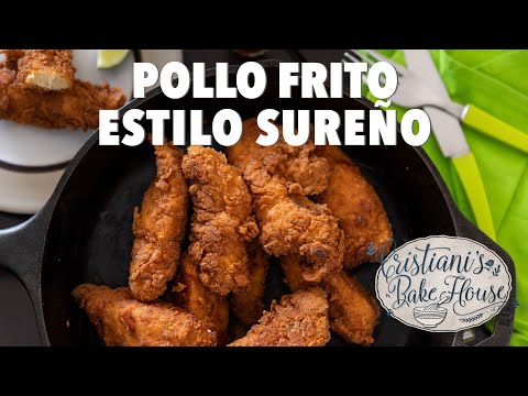 POLLO FRITO ESTILO AMERICANO SUREÑO - DELICIOSO, JUGOSO Y CRUJIENTE!!