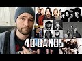 Describing 40 Bands in 1 Sentence or Less | Mike The Music Snob Reacts