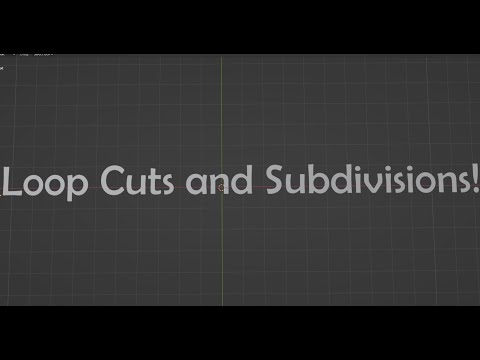 A Guide To Loop Cuts And Subdividing In Blender! | Blender Basics