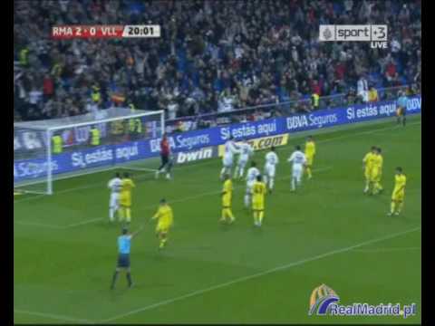 Real Madrid vs Villarreal CF [6:2] Kaká Goal [2:0] 21/02/2010