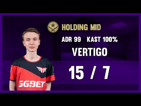 POV stavn (15/7) vs Gambit, Vertigo, T Side (CS:GO POV's #7)