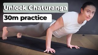 30 Min Yoga for Chaturanga | Build Strength & Control