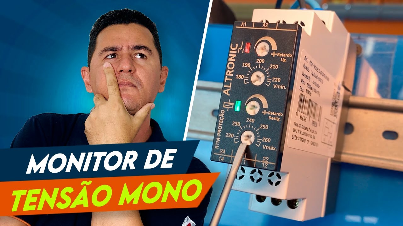 RELÉ SUPERVISOR DE TENSÃO, você CONHECE? 😄