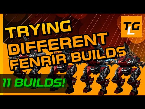 War Robots - Trying different Fenrir Builds with Gameplay Footage & Discussion