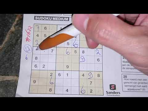 Again our daily Sudoku practice continues. (#1622) Medium Sudoku puzzle. 09-26-2020