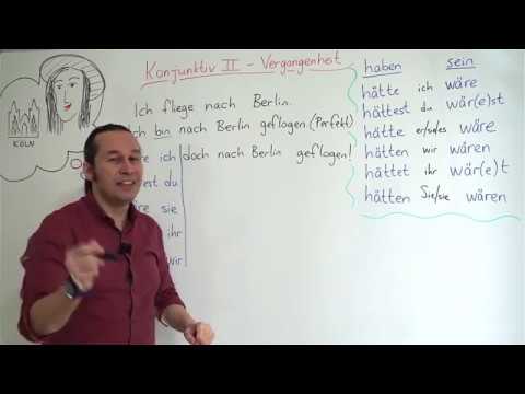 German B1 Intermediate Lesson - 32 Konjunktiv - 2 Vergangenheit - German Past Tense