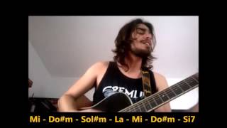 Pereza / Bunbury - Como lo tienes tu cover acústico con acordes para guitarra