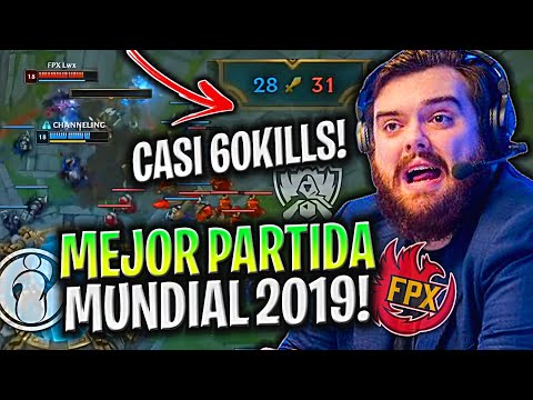 IBAI CASTEÓ LA MEJOR PARTIDA DEL MUNDIAL 2019! *CASI 60KILLS!* - IG vs FPX SEMIFINAL MUNDIAL 2019
