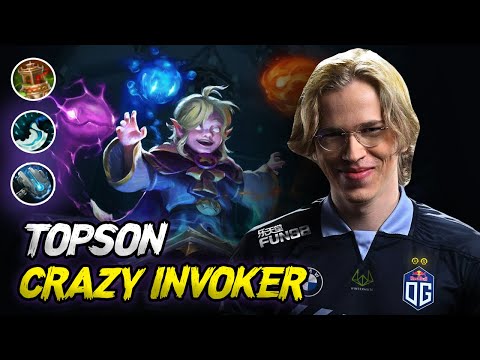 TOPSON CRAZY INVOKER BUILD | 2023 GAMEPLAY 🔥🔥🔥