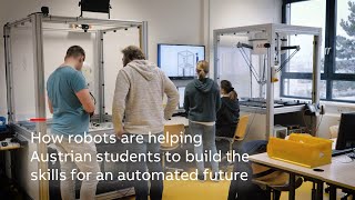 ABB Robots help Austrian students to build the skills for an automated future