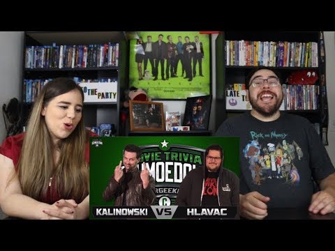 Kalinowski VS Hlavac REACTION - Movie Trivia Schmoedown