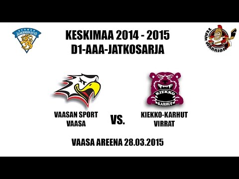 Team Warrior D1, 2014 - 2015 AAA-jatkosarja: Sport vs. K-K
