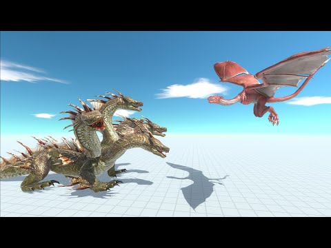 Hydra vs Wyvern | Fantasy Battle | - Animal Revolt Battle Simulator