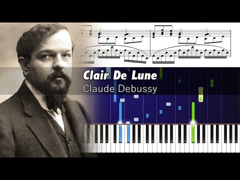 How to play Clair De Lune by Claude Debussy on piano