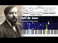 How To Play Clair De Lune By Claude Debussy On Piano