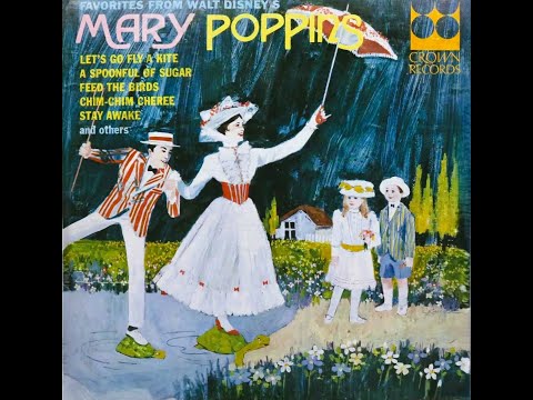 Let's Go Fly A Kite- Favorites From Walt Disney's Mary Poppins and others from Crown Records 1964 LP