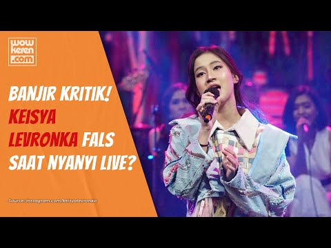 Keisya Levronka Taklukkan Nada Tinggi Saat Live 