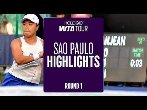 Sao Paulo begins with Leme Da Silva, Sierra, Tjen and more | WTA Match Highlights