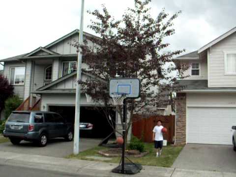 Brandon's amazing basketball shot!!!