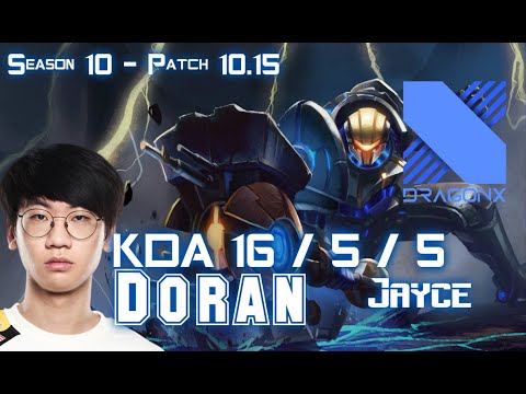 DRX Doran JAYCE vs NOCTURNE Top - Path 10.15 KR Ranked