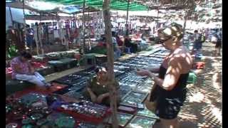 preview picture of video 'Anjuna Market Goa 2013'