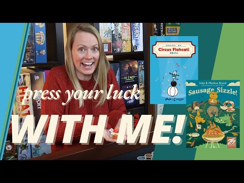 PRESS YOUR LUCK with Sausage Sizzle! & Circus Flohcati | 2 Fun, Fast, Filler Games!