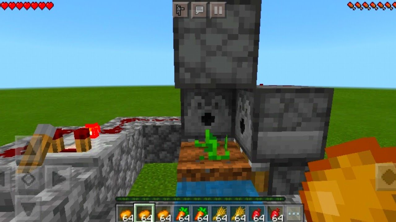 Minecraft Automatic Farm for any crops #Shorts #Minecraft