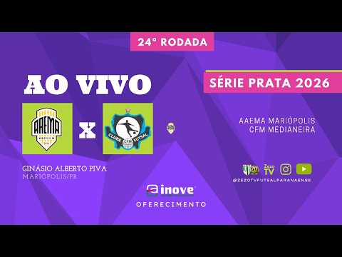 AO VIVO | MARIÓPOLIS X MEDIANEIRA  Série Prata PR ⚽ #futsalaovivo  #futsal #transmissãoaovivo