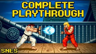Street Fighter II SNES Speedrun All Characters Back to Back