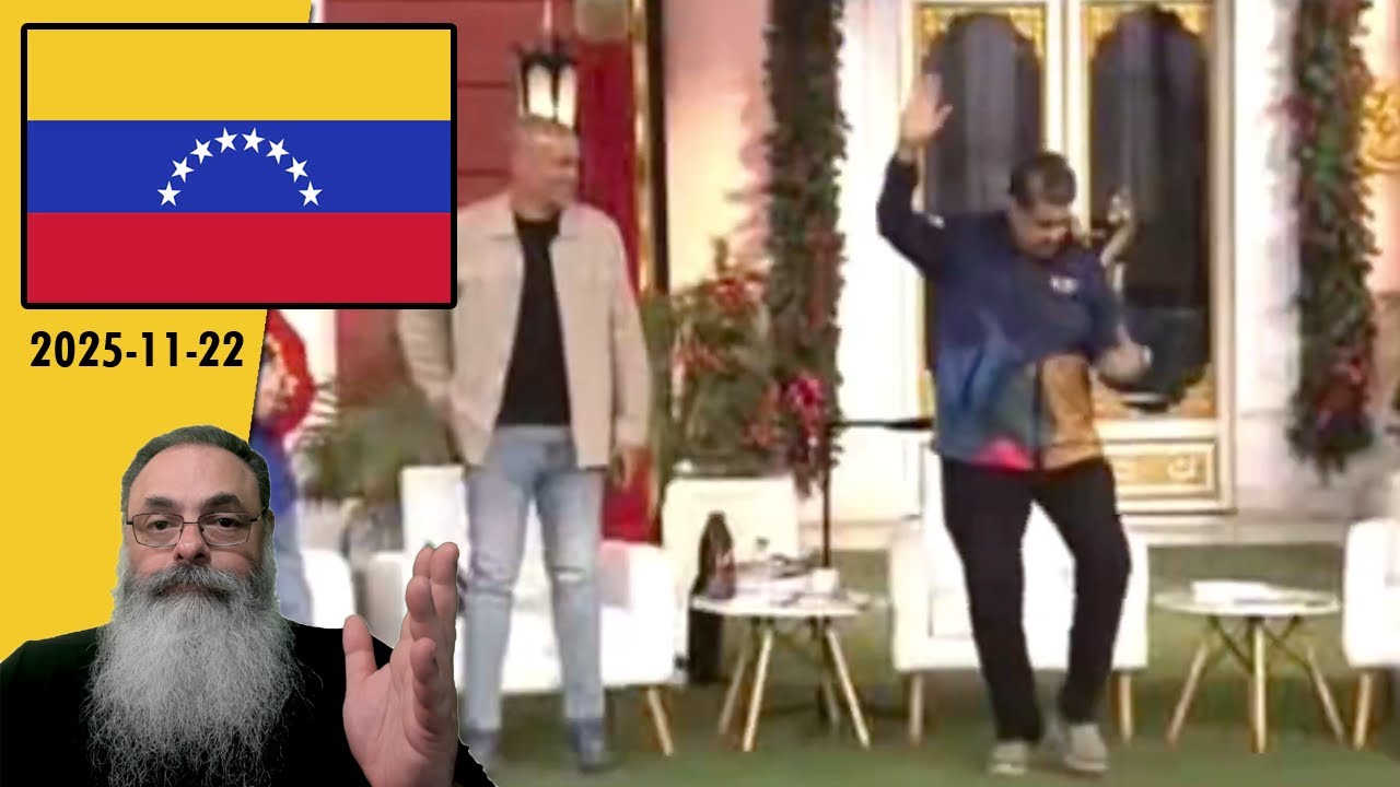 #Venezuela 2025-11-22: MADURO faz DANCINHA COMEMORATIVA porque TRUMP vai NEGOCIAR com ELE