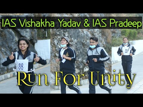 Run for unity in LBSNAA🔥| IAS Vishakha Yadav & Pradeep singh| IAS Training center