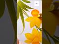 Easy technique to paint daffodils flower #artvideo #flowerpainting #artwork #viral