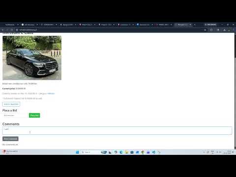 Commerce Cs50’s Web Programming With Python And Javascript Project 2