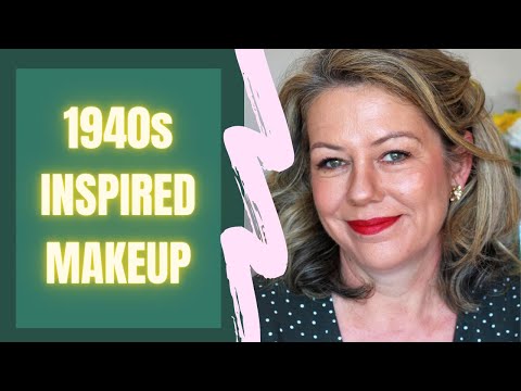 1940's inspired makeup tutorial | Max Factor Pan stick...