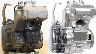 🔥 Stunning 2-Stroke Engine Rebuild & Restoration | 1996 RM250
