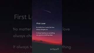 First Love always😍❤❤ Whatsapp status  #shor