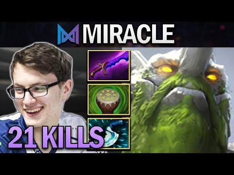 NIGMA.MIRACLE TINY WITH 21 KILLS - DOTA 2 7.24 GAMEPLAY