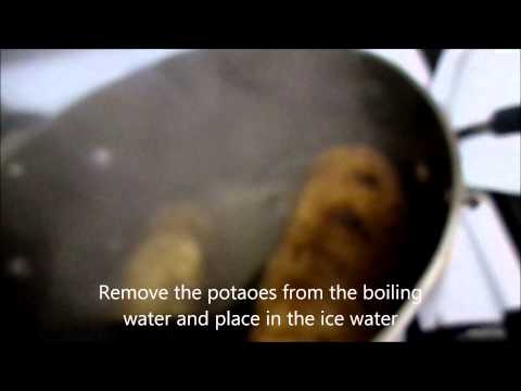 An Easy way to Peel Potatoes