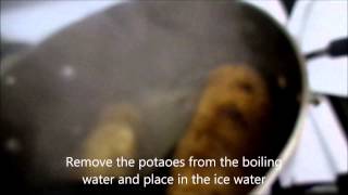 An Easy way to Peel Potatoes