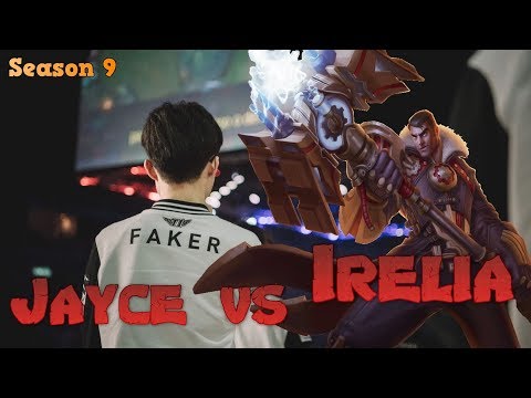Faker - Jayce vs Irelia Mid - Patch 9.18 LoL Season 9 KR Ranked | League of Legends Replays