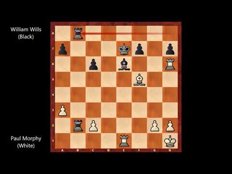 Paul Morphy vs William Ridout Wills - Birmingham (1858) #148