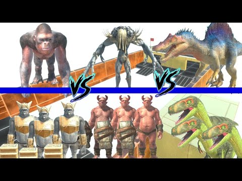 SCOURGE + GORO + SPINO AGAINST X3 PRIMATES + X3 INFERNALS + X3 C  DINOS  - ARBS