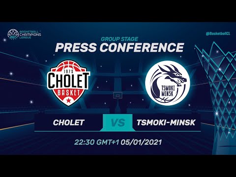 Cholet v Tsmoki-Minsk - Press Conference | Basketball Champions League 2020/21