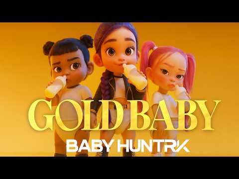 "Golden" Baby Version Huntrix Song (Gold Baby x Kpop Demon Hunters) Animated Music Video | Dj GG