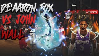 DeAaron Fox Heated Duel with John Wall! NBA 2K18 Create-A-Legend Ep. 3